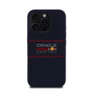 Red Bull Horizontal Logo iPhone 15 Pro szilikon MagSafe tok, tengerészkék