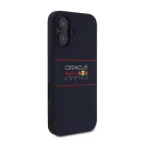 Red Bull Horizontal Logo iPhone 16 szilikon MagSafe tok, tengerészkék