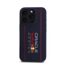 Red Bull Vertical Logo iPhone 16 Pro Max szilikon MagSafe tok, tengerészkék