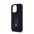 Red Bull Vertical Logo iPhone 16 Pro Max szilikon MagSafe tok, tengerészkék