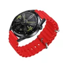 Hoco WH01 univerzális szilikon szíj, 20mm, piros