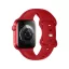 Hoco WA15 Apple Watch 38 / 40 / 41mm szilikon szíj, cseresznye piros