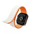 Hoco AS102 Apple Watch 38 / 40 / 41mm szíj, fehér-narancssárga