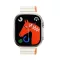 Hoco AS102 Apple Watch 42 / 44 / 45 / 49mm szíj, fehér-narancssárga