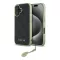 Guess 4G Charms Collection iPhone 16  hátlap tok, fekete GUHCP16SGF4GGR