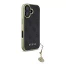 Guess 4G Charms Collection iPhone 16  hátlap tok, fekete GUHCP16SGF4GGR