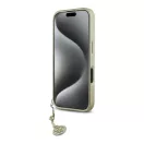 Guess 4G Charms Collection iPhone 16  hátlap tok, fekete GUHCP16SGF4GGR