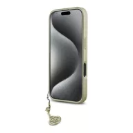   Guess 4G Charms Collection iPhone 16  hátlap tok, fekete GUHCP16SGF4GGR