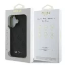 Guess 4G Charms Collection iPhone 16  hátlap tok, fekete GUHCP16SGF4GGR