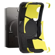   Spigen Tough Armor MagFit Samsung Galaxy S25+ tok, Black, fekete