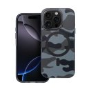 Forcell F-Protect Levels iPhone 16 Pro ütésálló MagSafe tok, Camo, fekete-szürke