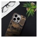 Forcell F-Protect Levels iPhone 16 Pro Max ütésálló MagSafe tok, Camo, barna-szürke