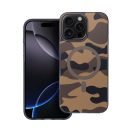 Forcell F-Protect Levels iPhone 16 Pro Max ütésálló MagSafe tok, Camo, barna-szürke