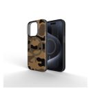 Forcell F-Protect Levels iPhone 16 Pro Max ütésálló MagSafe tok, Camo, barna-szürke