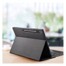 Dux Ducis DK Samsung Tab S10 Ultra/S9 Ultra/S8 Ultra kihajtható tok vezeték nélküli billentyűzettel, fekete