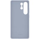 Samsung Galaxy S25 Ultra vegán gyári bőrtok, világoskék