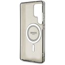 Guess Rhinestones Printed Classic Logo MagSafe Samsung Galaxy S25 Ultra kemény hátlap tok, fekete
