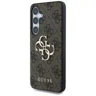   Guess Big 4G Logo Classic Logo Samsung Galaxy S25+ kemény hátlap tok, barna