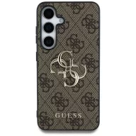   Guess Big 4G Logo Classic Logo Samsung Galaxy S25+ kemény hátlap tok, barna