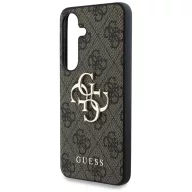   Guess Big 4G Logo Classic Logo Samsung Galaxy S25+ kemény hátlap tok, barna