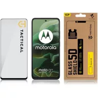   Tactical Glass Shield 5D Motorola G35 kijelzővédő üvegfólia, fekete