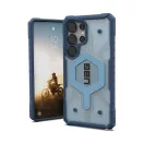 UAG Pathfinder Samsung Galaxy S25 Ultra Clear Magsafe tok, blue lanyard