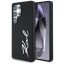 Karl Lagerfeld Silicone Metal Signature Logo Samsung Galaxy S25 Ultra szilikon tok, fekete