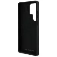   Karl Lagerfeld Silicone Metal Signature Logo Samsung Galaxy S25 Ultra szilikon tok, fekete