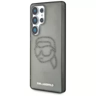  Karl Lagerfeld Rhinestones Karl Head Logo Samsung Galaxy S25 Ultra hátlap tok, fekete
