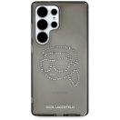 Karl Lagerfeld Rhinestones Karl Head Logo Samsung Galaxy S25 Ultra hátlap tok, fekete