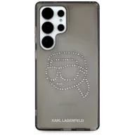   Karl Lagerfeld Rhinestones Karl Head Logo Samsung Galaxy S25 Ultra hátlap tok, fekete