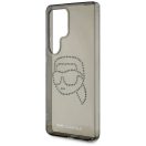 Karl Lagerfeld Rhinestones Karl Head Logo Samsung Galaxy S25 Ultra hátlap tok, fekete