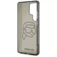   Karl Lagerfeld Rhinestones Karl Head Logo Samsung Galaxy S25 Ultra hátlap tok, fekete