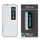 OBAL:ME Privacy 5D Apple iPhone 17E / 16E / 14 / 13 / 13 Prokijelzővédő üvegfólia, fekete