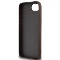   Guess PU 4G Metal Logo Apple iPhone 17e / iPhone 16e hátlap tok, barna