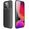 Forcell Carbon Premium Apple iPhone 17e / iPhone 16e karbon mintás szilikon tok, fekete