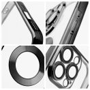 Glam Apple iPhone 17e / iPhone 16e szilikon tok kameravédő lencsével, fekete