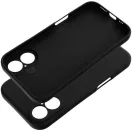 Matt szilikon Apple iPhone 17e / iPhone 16e tok, fekete