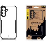   Tactical Quantum Stealth Samsung Galaxy A56 hátlap tok, átlátszó/fekete
