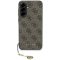 Guess 4G Charms Collection Samsung Galaxy A36 kemény hátlap tok, barna