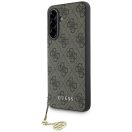 Guess 4G Charms Collection Samsung Galaxy A36 kemény hátlap tok, barna