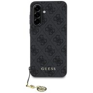   Guess 4G Charms Collection Samsung Galaxy A56 kemény hátlap tok, fekete