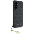 Guess 4G Charms Collection Samsung Galaxy A56 kemény hátlap tok, fekete