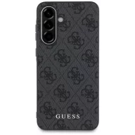   Guess 4G Metal Gold Logo Samsung Galaxy A36 kemény hátlap tok, fekete
