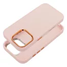 Frame Xiaomi 15 közepesen ütésálló tok kameravédő kerettel, rózsaszín