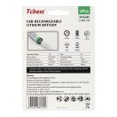 TCBEST újratölthető R6 (AA) elem 950 mAh, USB-C csatlakozóval és töltőkábellel (4db)