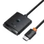 Baseus Cluster HDMI elosztó, 1 m kábellel, fekete