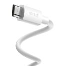 Baseus Simple Wisdom Micro-USB - USB kábel, 2.1A, 1.5m, fehér, 2db