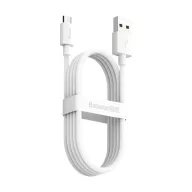   Baseus Simple Wisdom Micro-USB - USB kábel, 2.1A, 1.5m, fehér, 2db