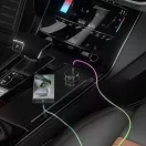 4smarts RGBCord USB-C / USB-C töltő és adatkábel, RGB világítással, 60W, 1.5m, színes